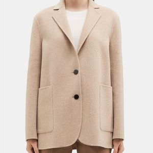 Theory Oversized Blazer in Double-Face Wool-Cashmere